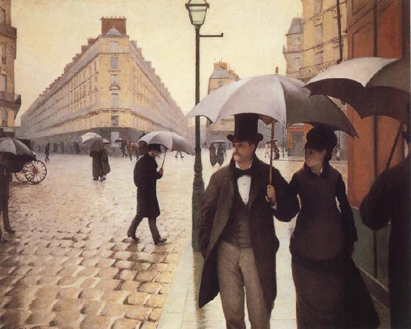 Gustave Caillebotte Paris Street,Rainy Day Sweden oil painting art